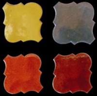 Azulejo Español Vidriado liso